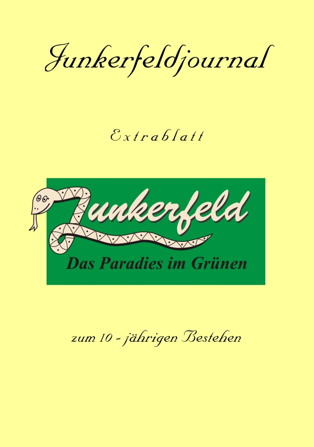Junkerfeldjournal Deckblatt